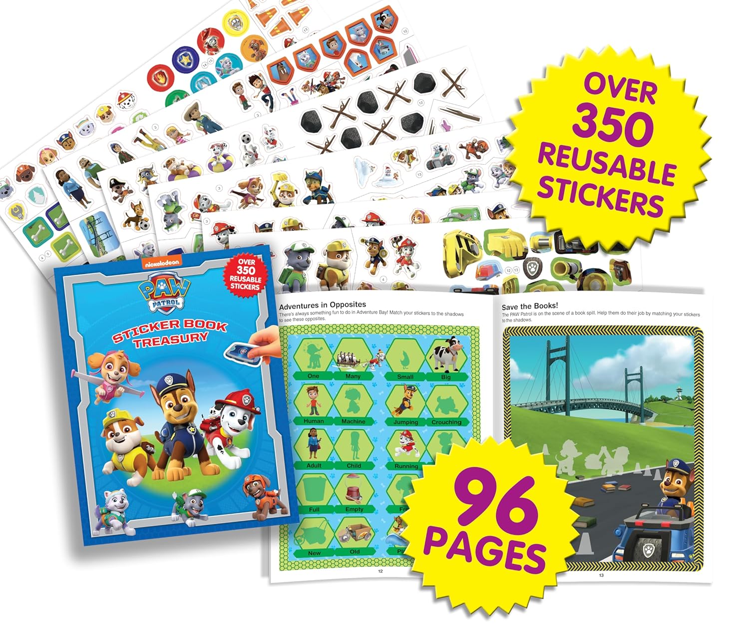 Paw Patrol Sticker Book Treasury (Paperback)