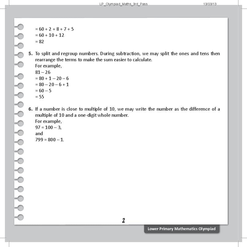 Primary 1 & 2 Maths Olympiad Training ( Elementary )