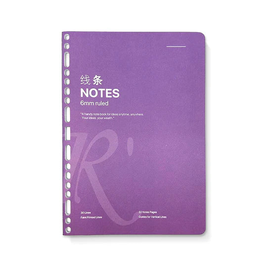 A5 Notes Booklet Refill For Refillable Ring Diary Planners