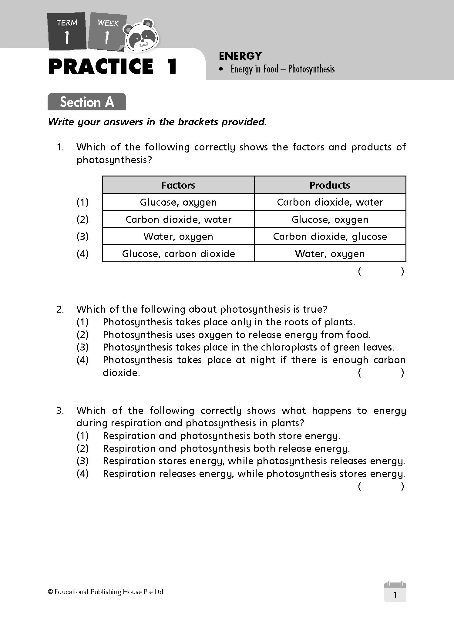 Primary 6 Science Weekly Revision-3ed