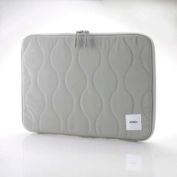 ELECOM PC Inner Bag Quilted Inner Case Onion Stitch 14-inch Grey