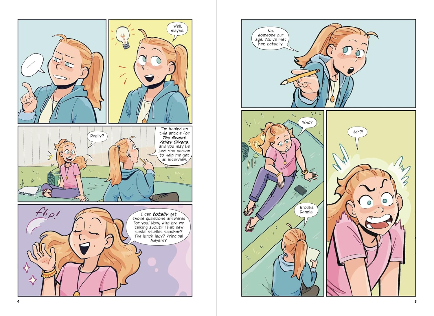 Sweet Valley Twins: The New Girl:(A Graphic Novel (Paperback)