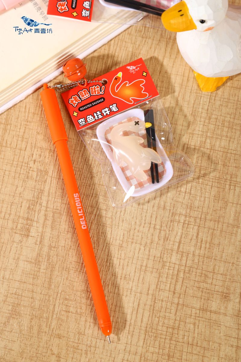  Roasted Duck Colour-Changing Pendant Pen - 2 Assorted Colours 