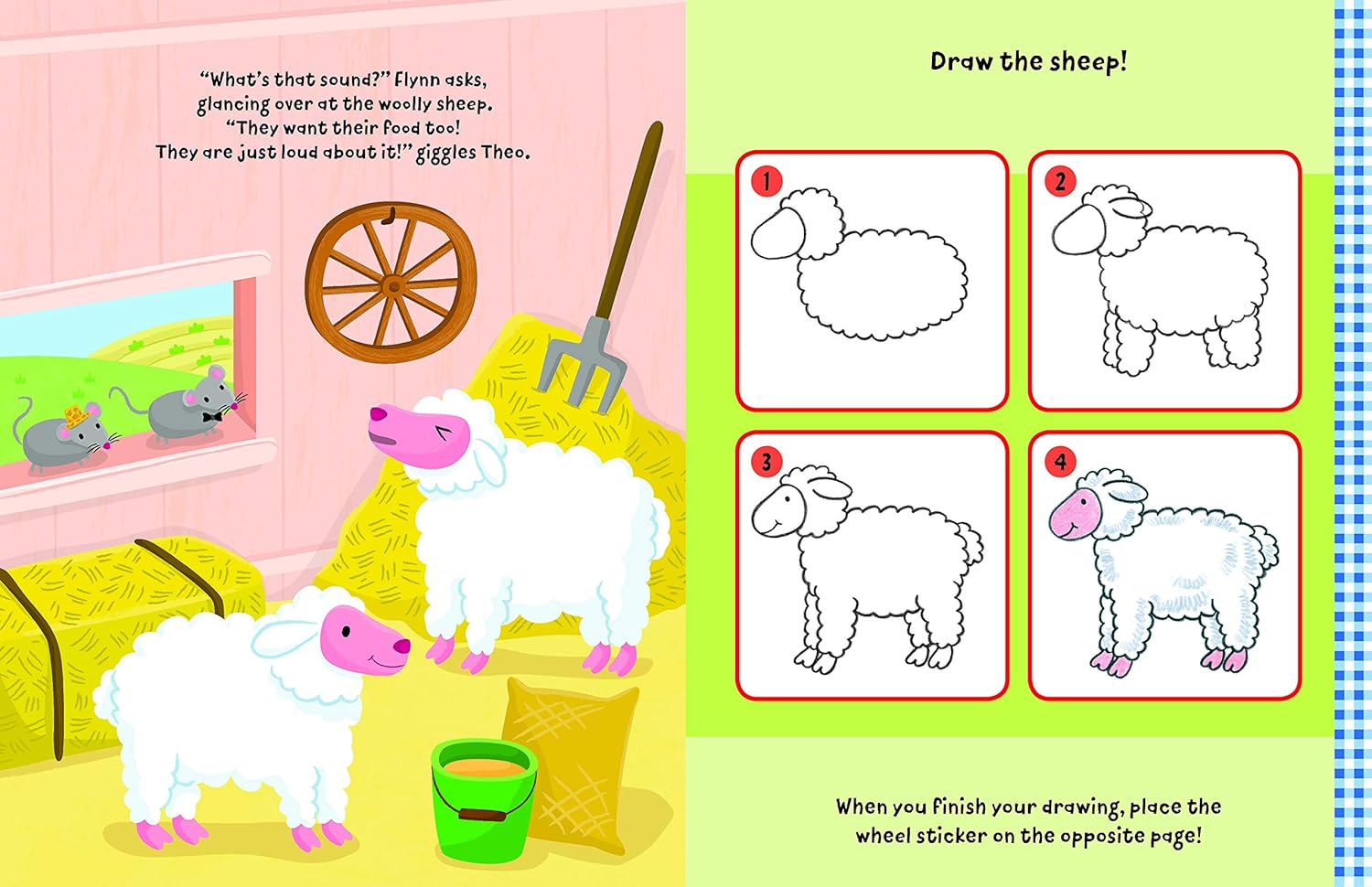 Watch Me Read and Draw: On the Farm