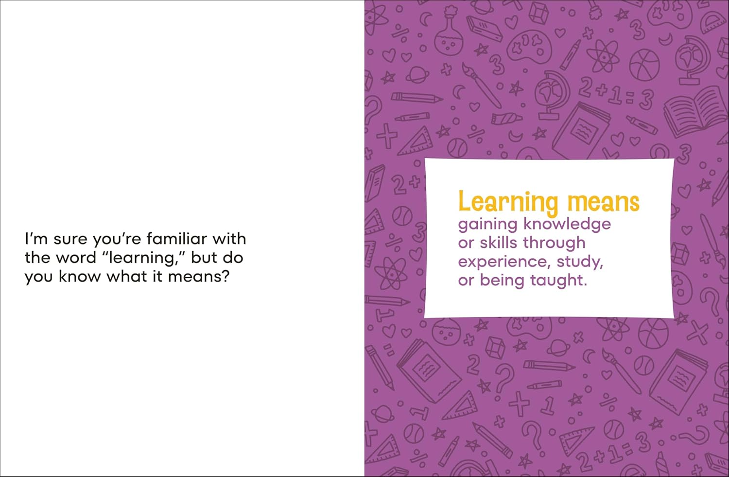 A Kids Book About Learning (Hardcover)
