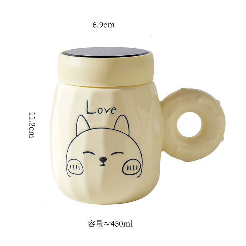  CERAMIC MUG BEAR W LID ULB562