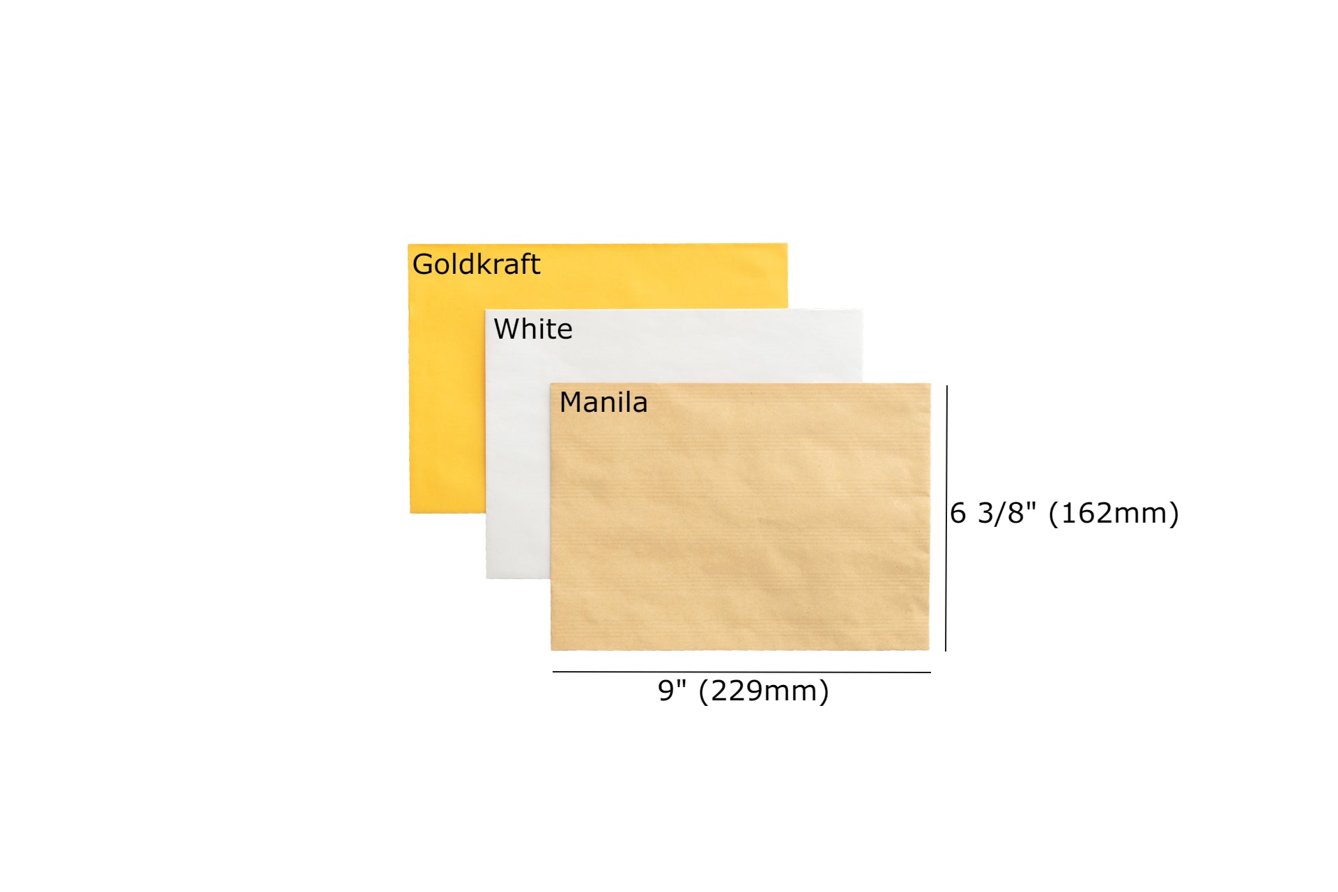 Waysin Manila Envelope Peel & Seal (C5 Size) 162mm X 229mm - 50pcs