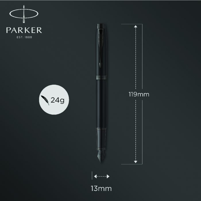 PARKER RB IM MATTE METALLIC BLACK EDIT B