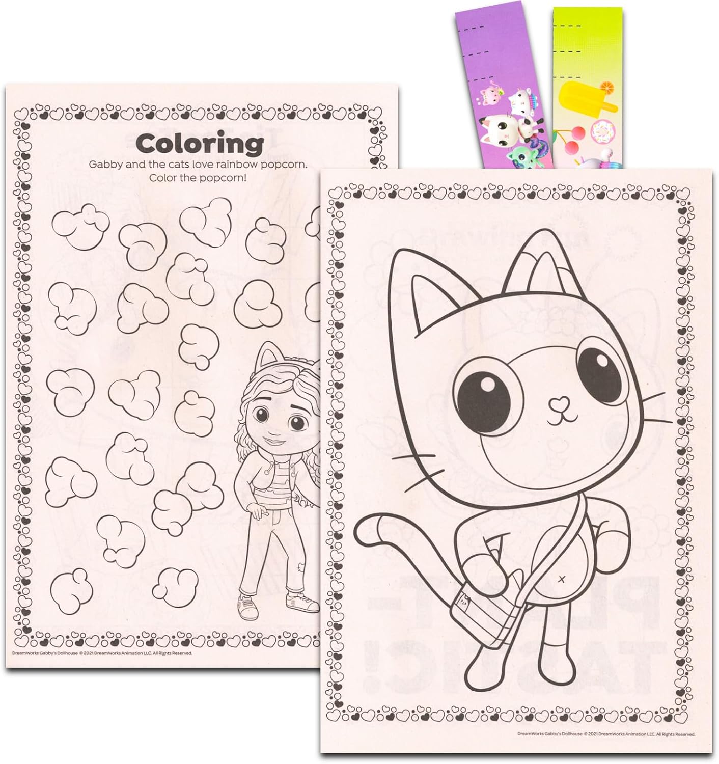 Gabby’s Dollhouse Coloring and Activity Books Set