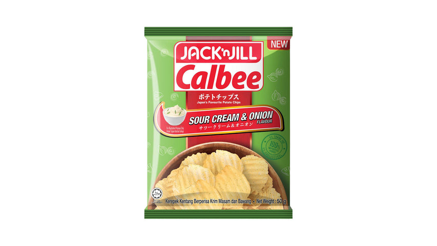 JNJ Calbee Potato C Sour Cream & Onion 50G