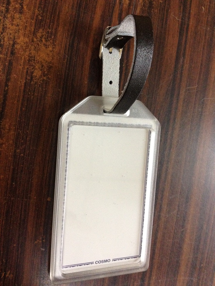 Cosmo Luggage Tag W/Leather Belt Lt-200