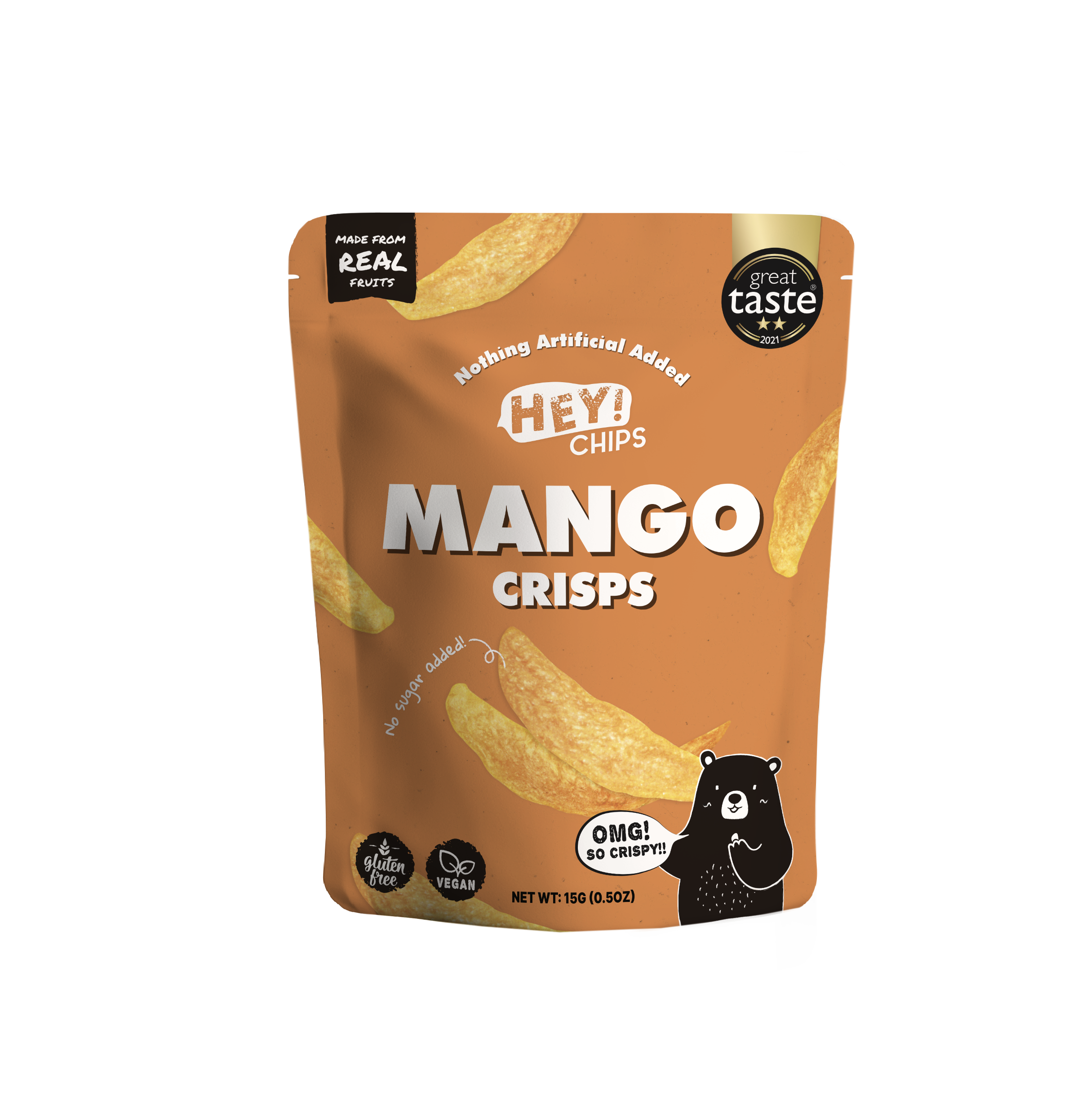 Hey Chips Mango Crisps 15g