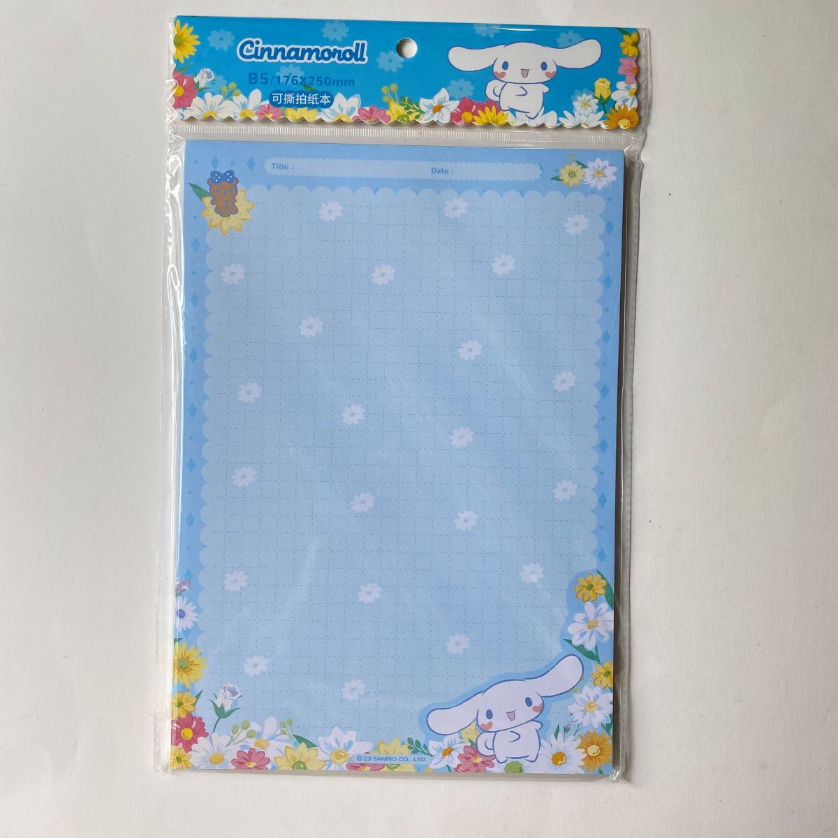 SANRIO MEMO PAD 40 SHEETS (CINNAMOROLL) MXHYPZB01-CN