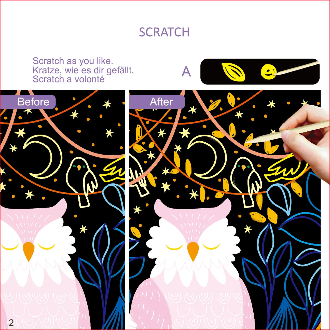 AVENIR SCRATCH CREATE YOUR OWN LIGHT BOX