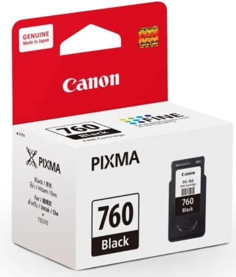 Canon PG-760BK Original Black Standard Yield Ink Cartridge 
