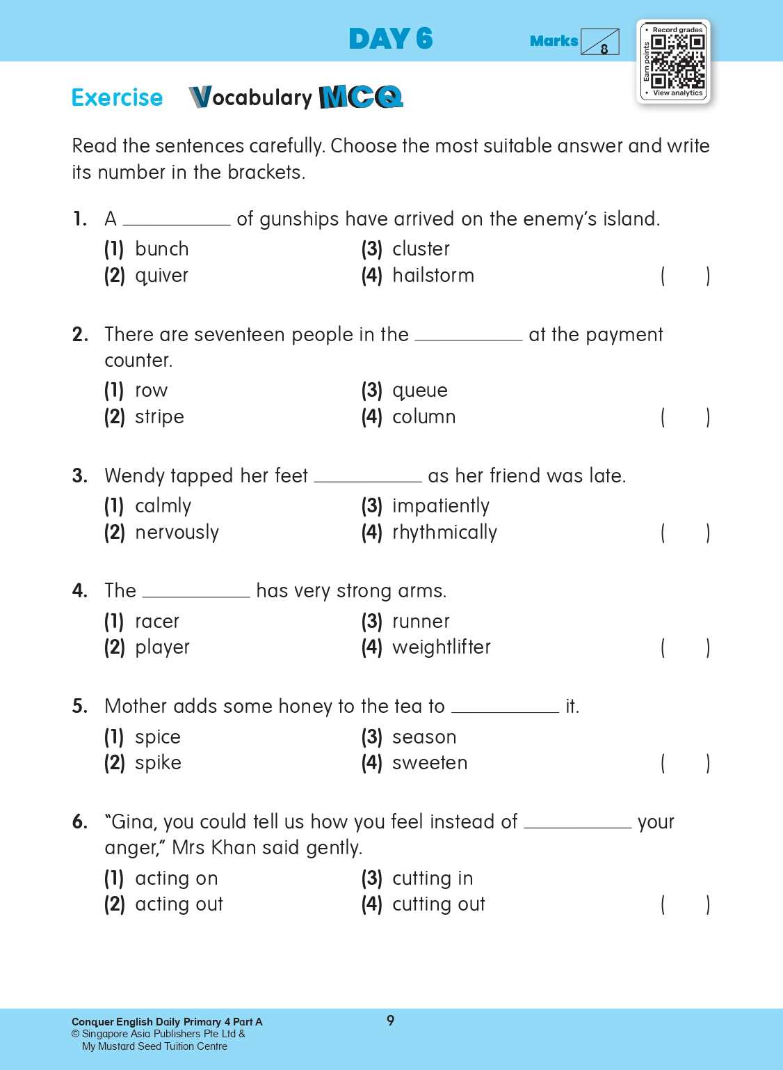Conquer English Daily Primary 4 (Part A)