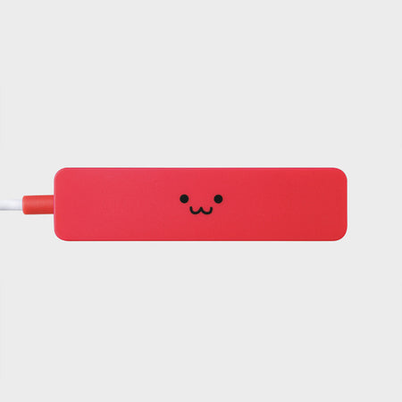 Elecom 4-Port USB2.0 Hub Red