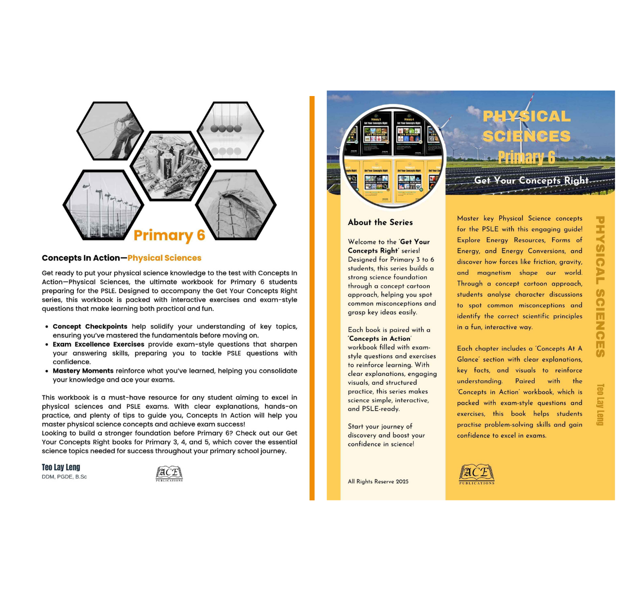 Primary 6 Science Bundle – Physical Sciences (Get Your Concepts Right + Concepts In Action)