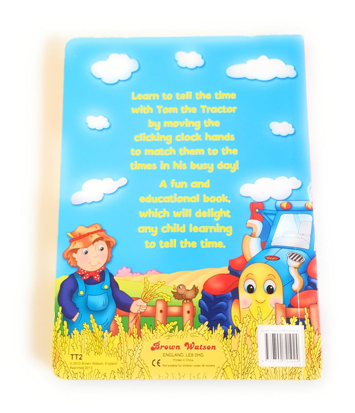 Telling The Time Book - Tom The Tractor