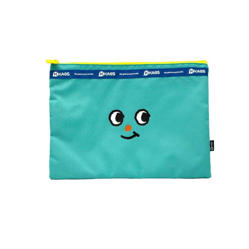 KAGS WHPH SERIES F4 ZIPPER BAG TEAL