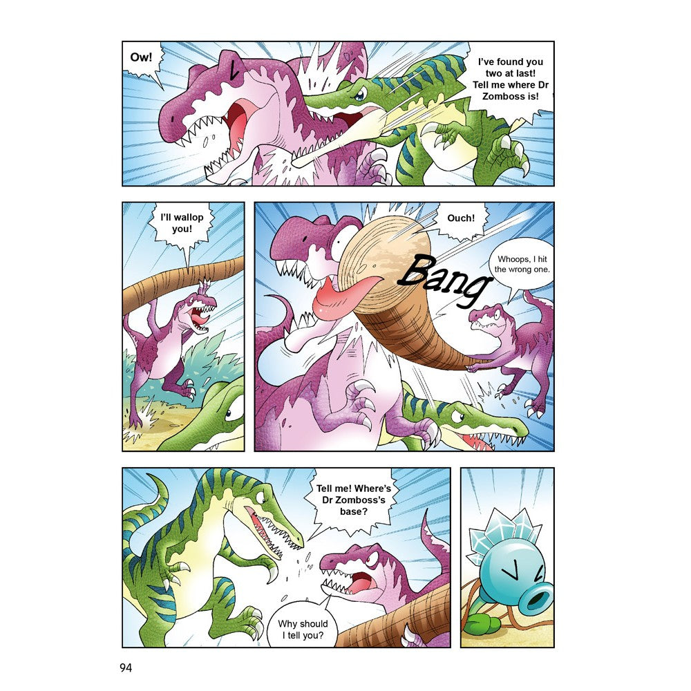 Plants vs Zombies: Dinosaur Comic: Kung Fu Alliance