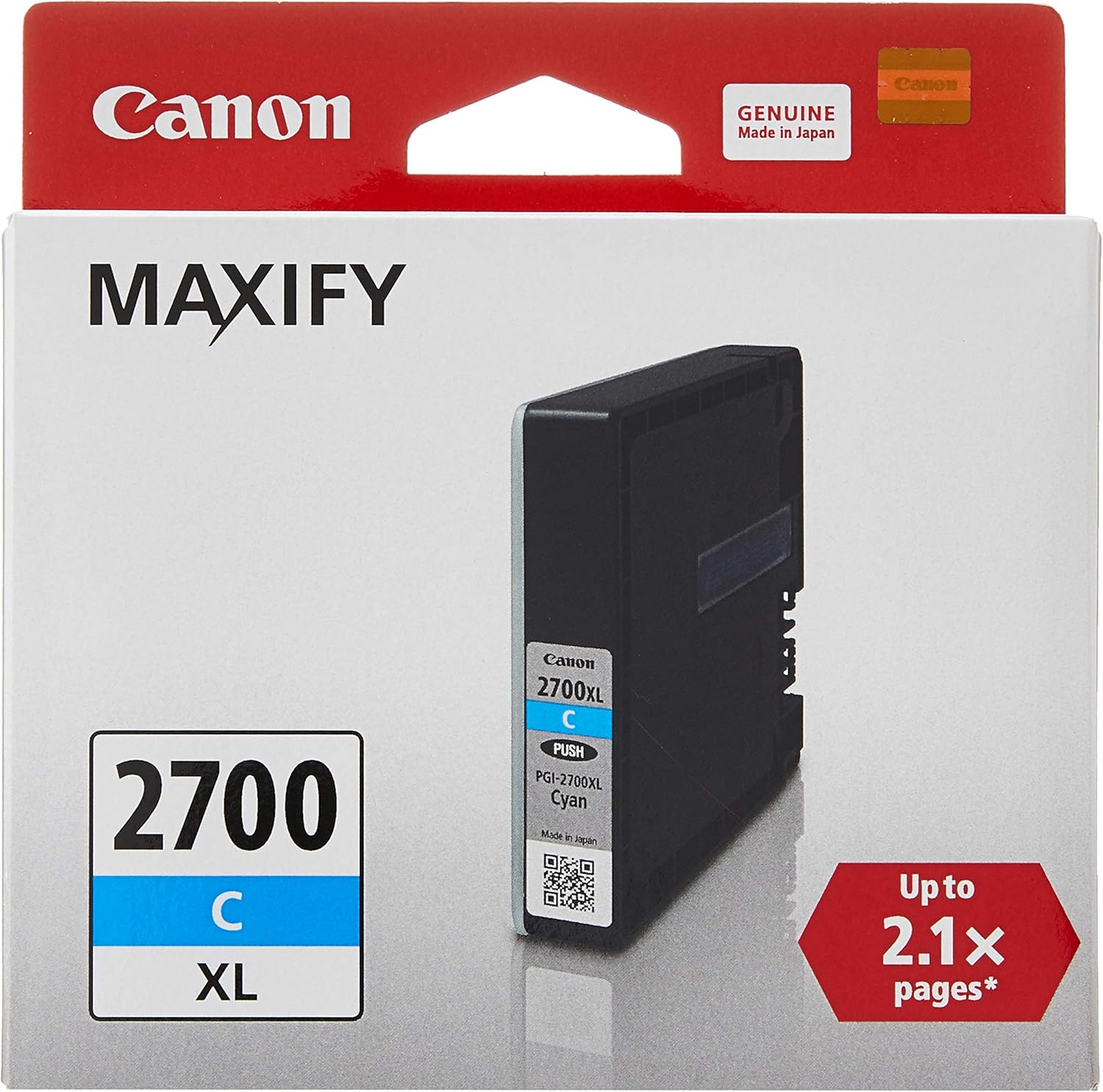 Canon Maxify Inkjet Cartridges PGI-2700C XL