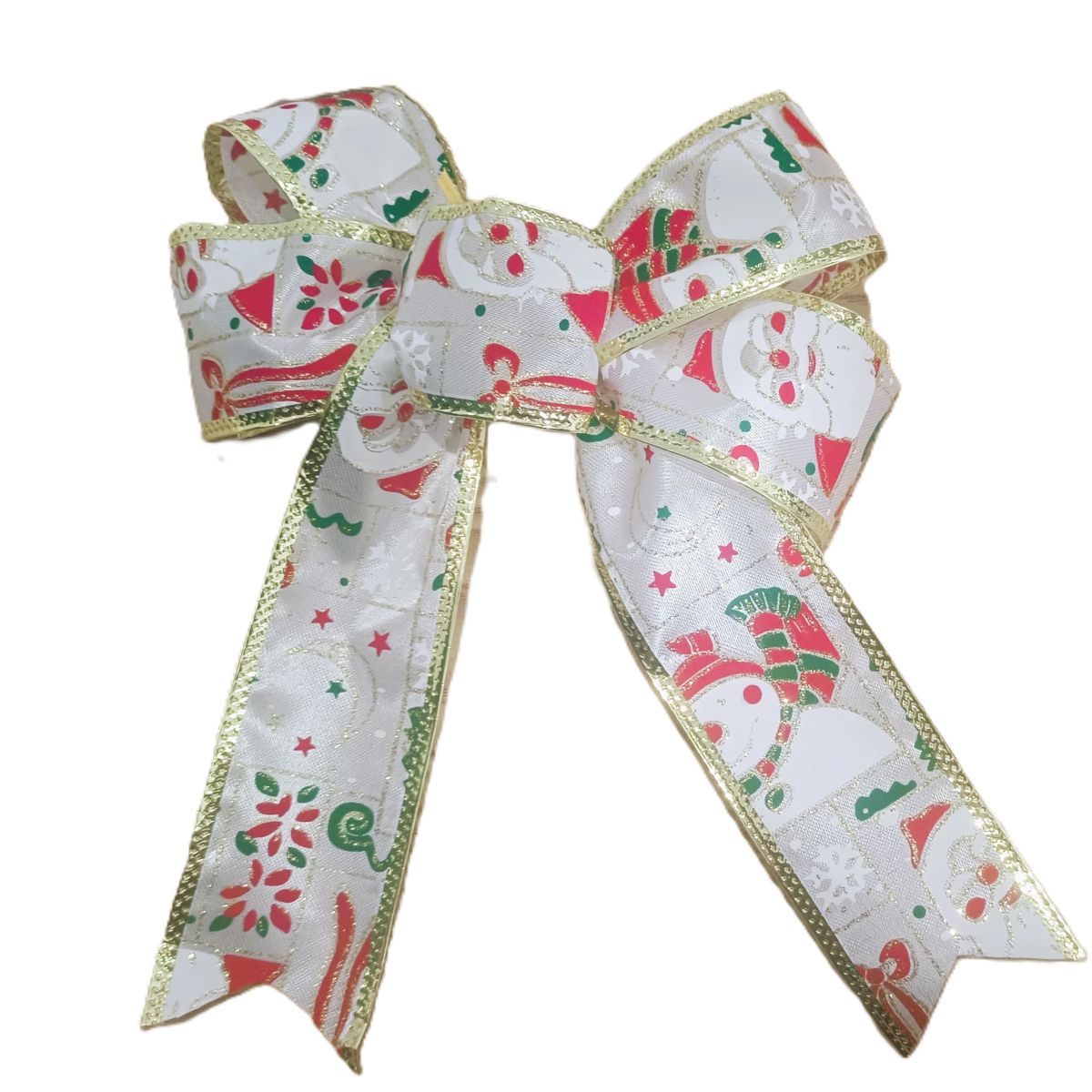 Xmas Bowknot 20cm Silver 2SLRSD-2