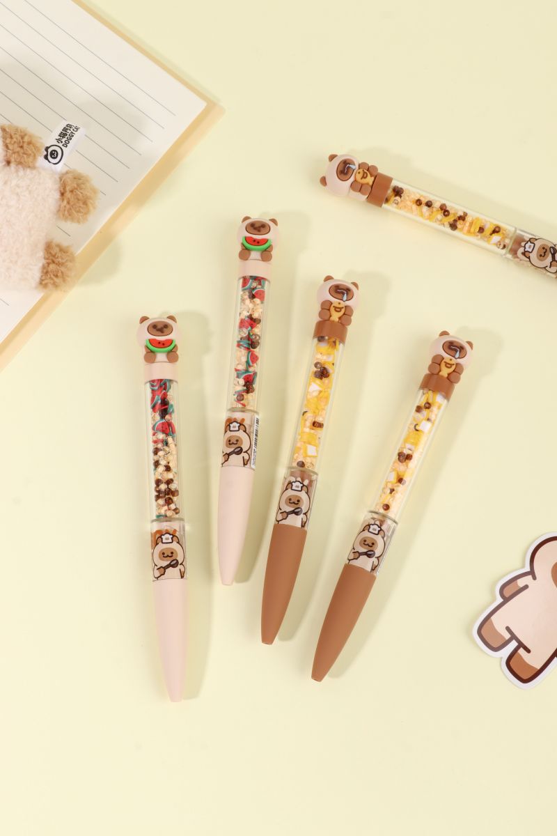 0.4mm Doggy Cat Bead Gel Pen – Assorted Design