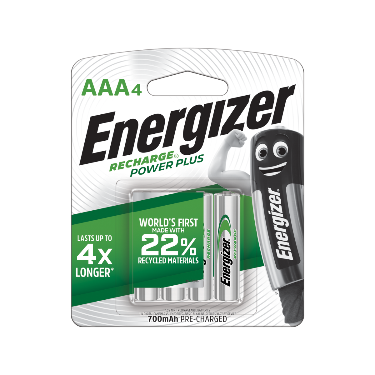 ENERGIZER RECHARGE UNIVERSAL 700mAh AAA 4pcs