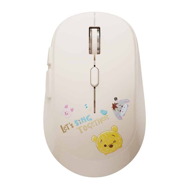 Disney Qs-ms01 Dual-Mode Mouse (Wireless /Bluetooth) Winnie