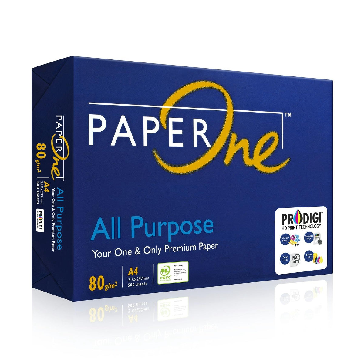 Paperone All Purpose Paper 80g A4 500's (1 Carton)
