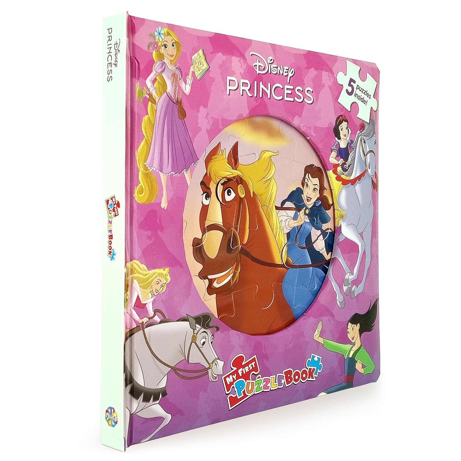 Disney Princess My First Puzzle Book (10-Page Board Book, 5 Puzzles) – Picture Book
