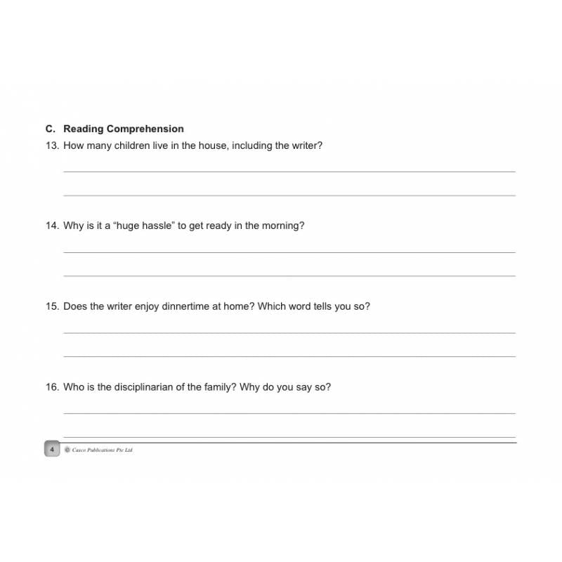 Primary 4 English Oral: Reading Aloud & Stimulus-based Conversation