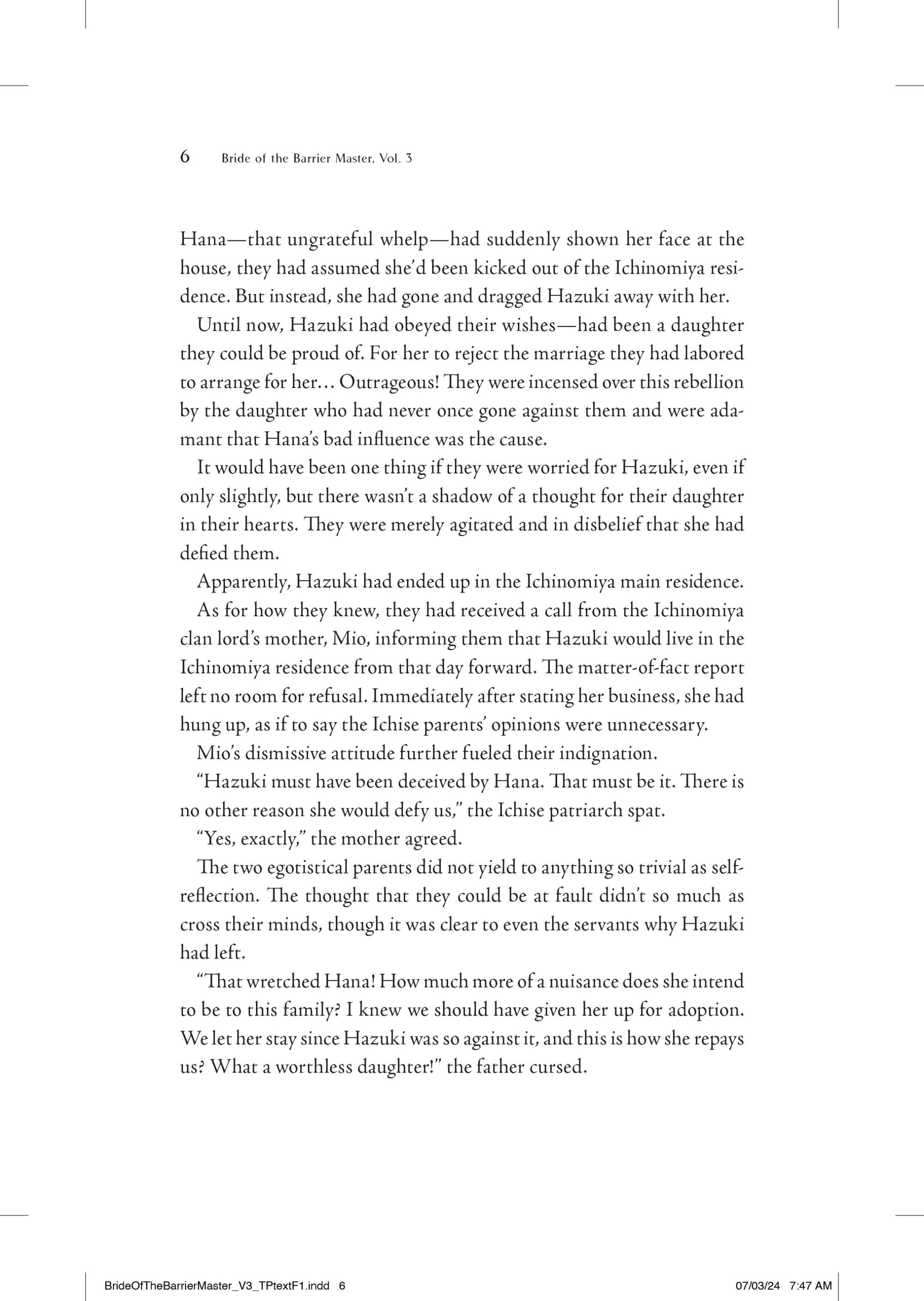 Bride Of The Barrier Master 03 [Novel]