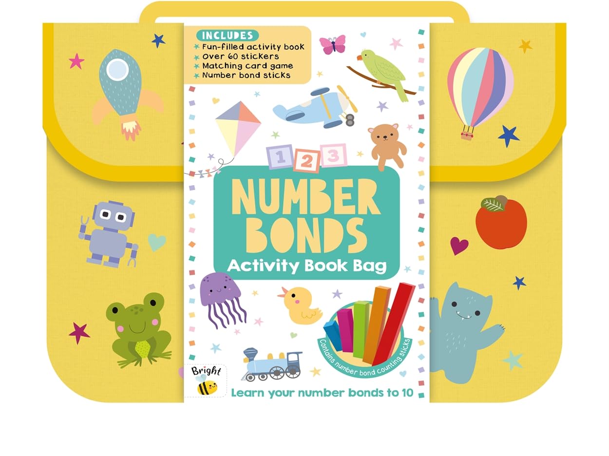 Bright Bee Number Bonds Activity Book Bag