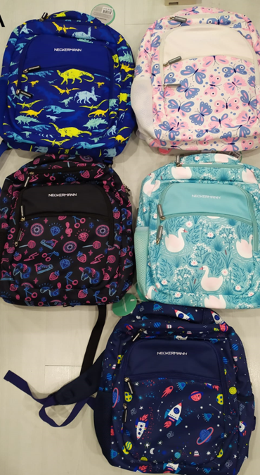 Neckermann Ergonomic School Backpack Series 1546 (Assorted Colours)
