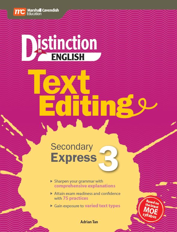 Secondary 3 Express/G3 Distinction In English Text Editing