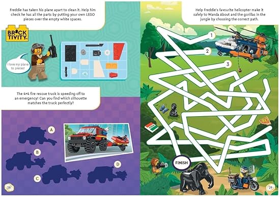 LEGO® City: Time For Take-Off! Activity Book (With Freddie Flyer Minifigure And Toy Plane Mini-Build) – Paperback