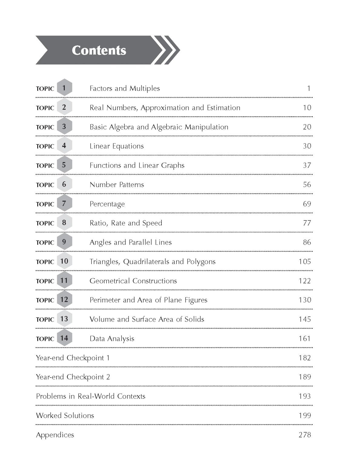 Secondary 1/G3 Maths Topical Tests-2nd Edition