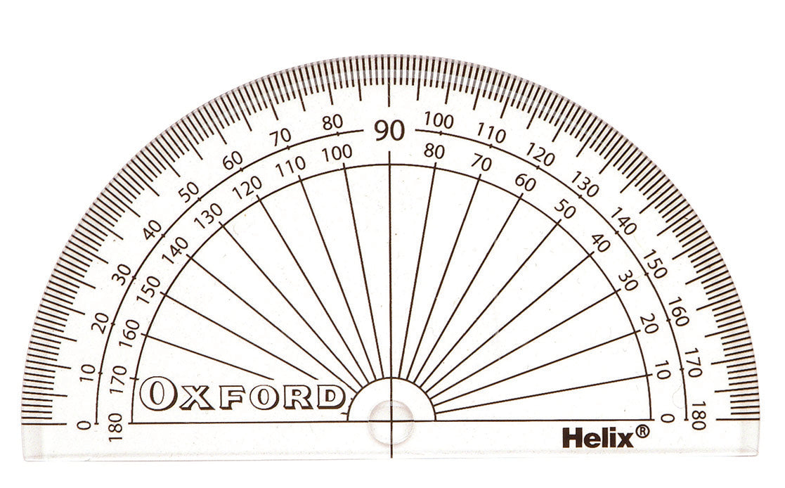 Oxford 180 10cm Protractor – Popular Book Company Pte Ltd