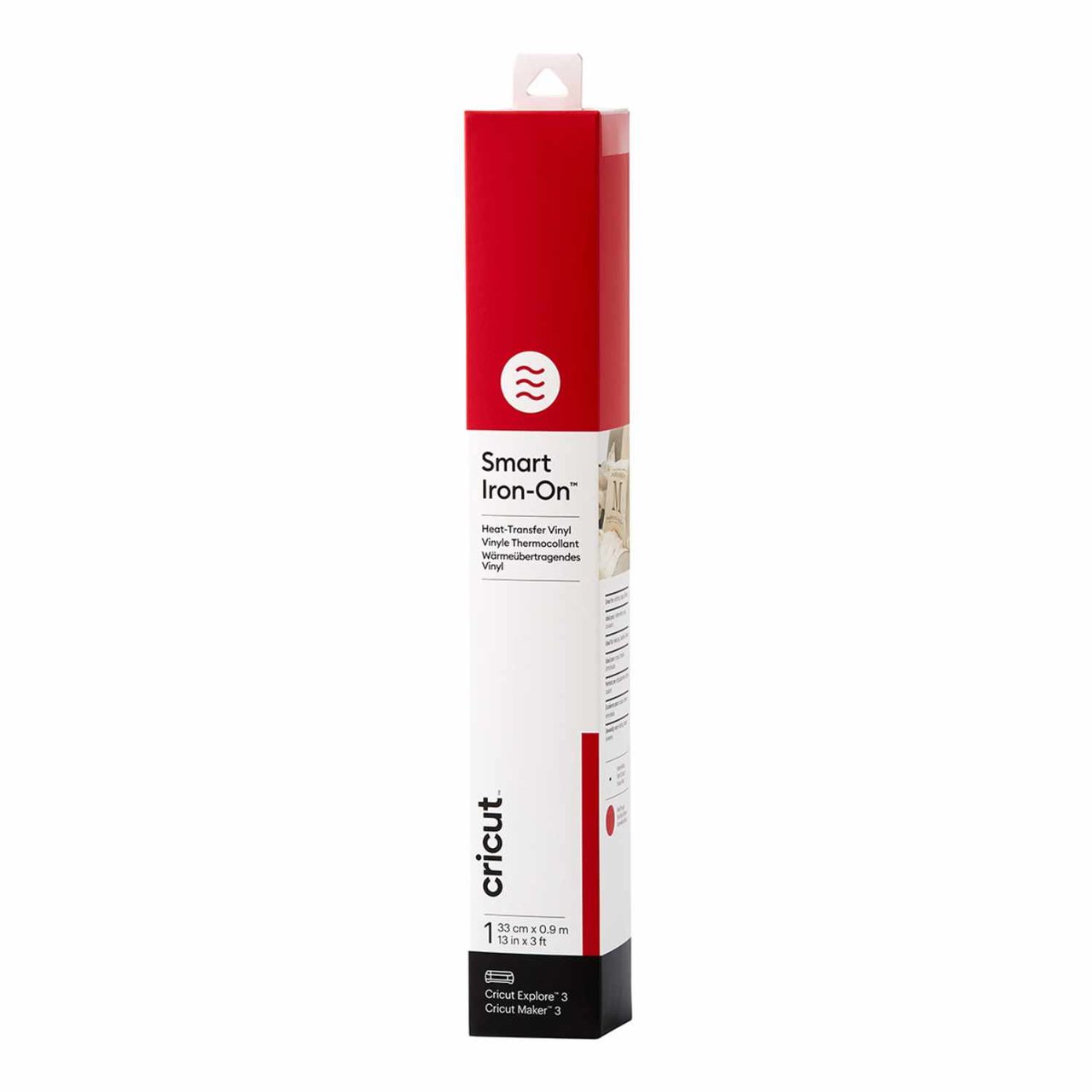 Cricut Smart Iron-on (0.9 M) | Red | Compatible with Cricut Maker 3 & Explore 3 & Venture