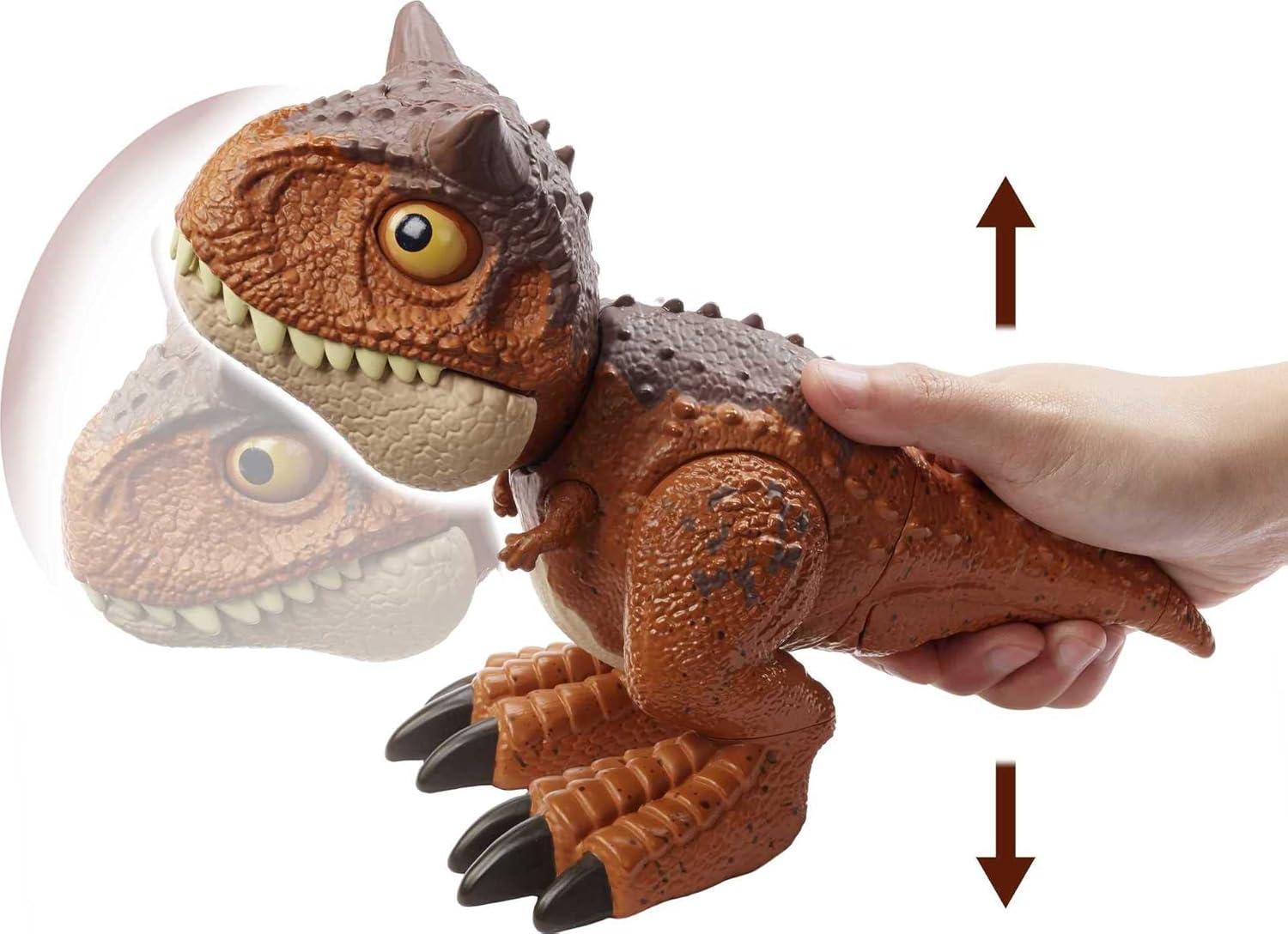 MATTEL JURASSIC WORLD WORLD WILD CHOMPIN CARNOTAURUS TORO FIGURE TOY