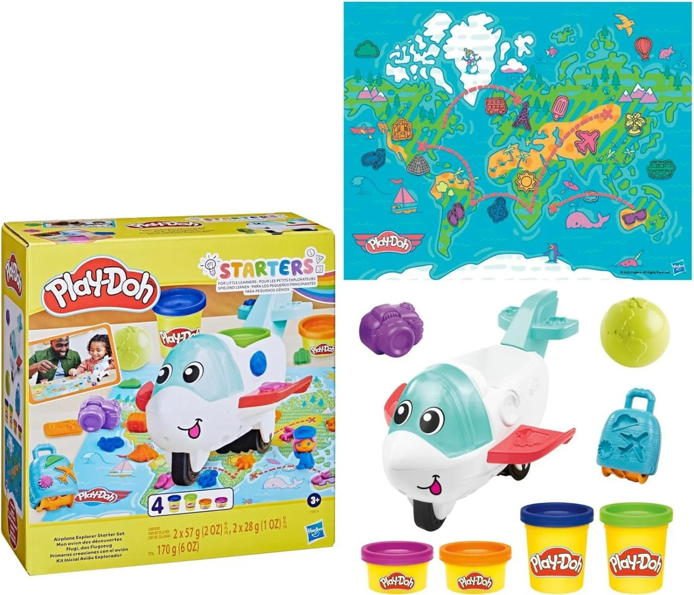 HASBRO PLAYDOH AIRPLANE EXPLORER STARTER PLAYSET