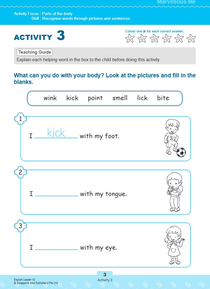 Little Leaders English Leader Kindergarten 1