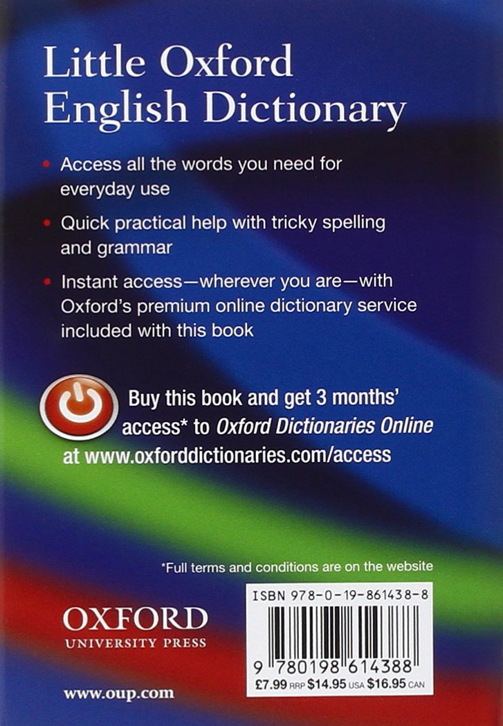 Little Oxford English Dictionary 9th Edition