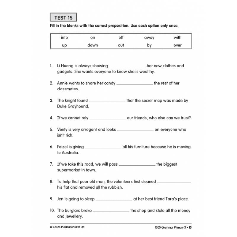 Primary 3 1000 Grammar - Revised Edition