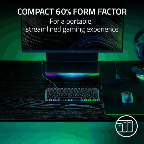 Razer Huntsman V3 Pro Mini 60% Analog Optical Esports Keyboard