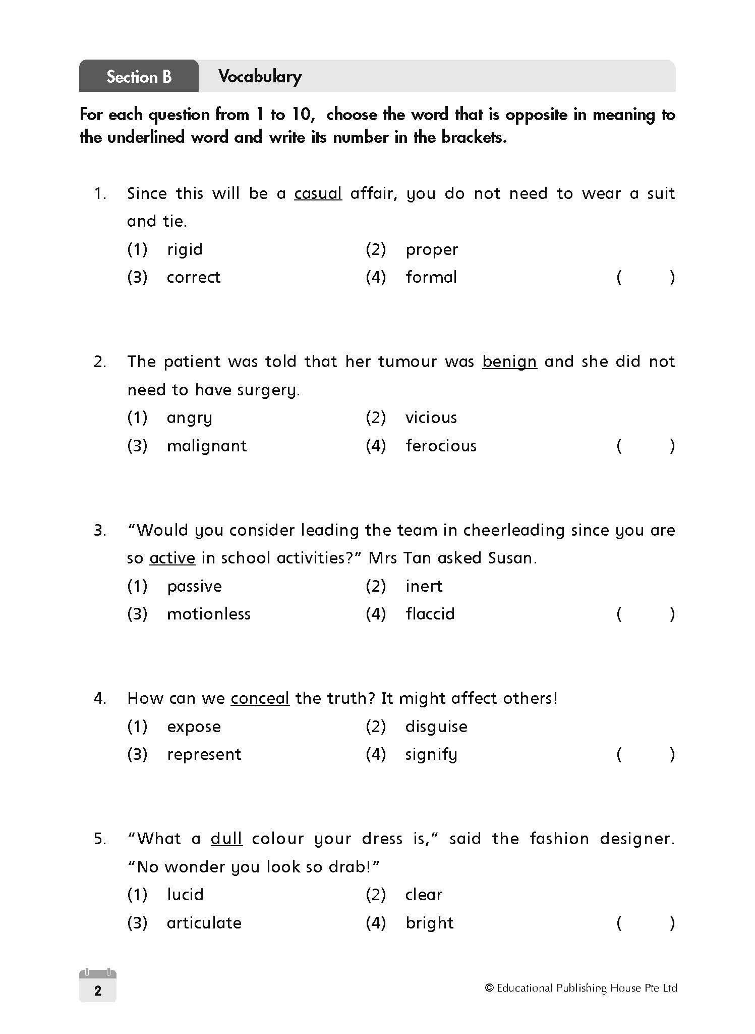 Primary 6 English Weekly Revision 5th Edition