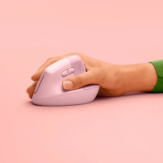 Logitech LIFT Vertical Ergonomic Mouse Rose