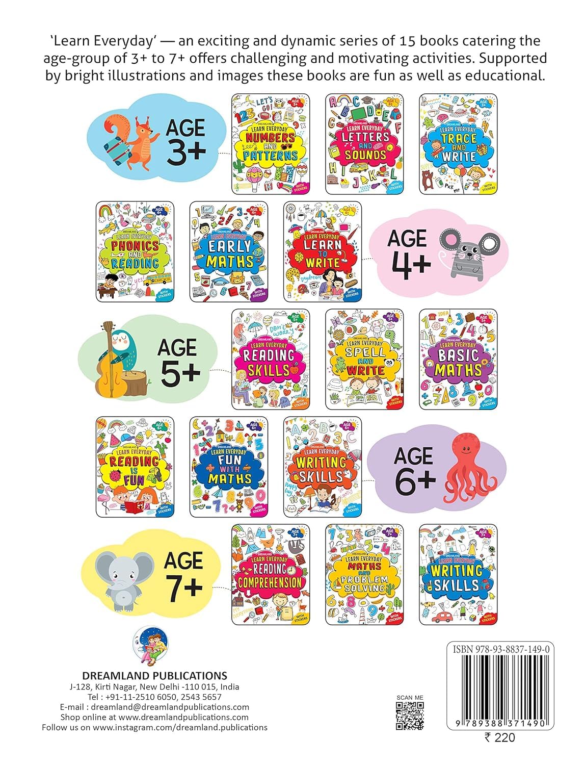 Learn Everyday Numbers and Patterns - Age 3+